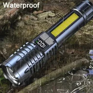 Camping Hiking LED Torch - High Power COB Flashlight TYPE - C Rechargeable - Image 12