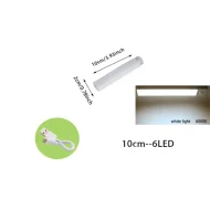 Motion Sensor Light Under Cabinet Kitchen Lights Rechargeable Nightlight, Auto On/Off Dimming Wardrobe Lamp for Stairs - Image 9