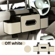 Car Seat Back Organizer - Adjustable Hook, Dual Compartments & Towel Holder - Image 7