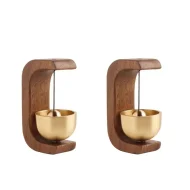 Wireless Wooden Doorbell Wind Chimes - Home Opening Decorative Bell - Image 8