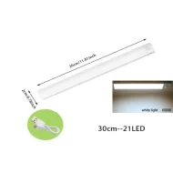 Motion Sensor Light Under Cabinet Kitchen Lights Rechargeable Nightlight, Auto On/Off Dimming Wardrobe Lamp for Stairs - Image 11