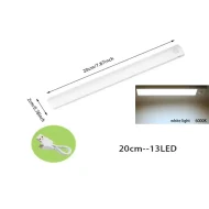 Motion Sensor Light Under Cabinet Kitchen Lights Rechargeable Nightlight, Auto On/Off Dimming Wardrobe Lamp for Stairs - Image 7