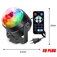 Home Car Party Disco Light - RGB Sound Activated Rotating DJ Stage Lamp - Image 10