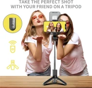 Foldable Selfie Stick Tripod - Bluetooth Fill Light & Shutter for iPhone/Android - Image 12