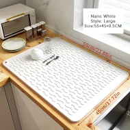 Foldable Silicone Drip Tray - Heat Resistant, Non-Slip for Kitchen Counter/Sink - Image 11