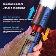 Camping Hiking LED Torch - High Power COB Flashlight TYPE - C Rechargeable - Image 10