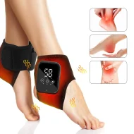 Foot & Ankle Heat Massager - Vibration Timer USB Touchscreen Breathable - Image 11