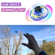 LED Flyorb Hover Ball - Upgrade Fingertip UFO Spinner Mini Drone Aircraft - Image 4