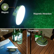 Portable Camping Tent Lamp - MOSLIGHTING 9900mAh Rechargeable LED with Magnet - Image 5