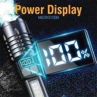 Camping Hiking LED Torch - High Power COB Flashlight TYPE - C Rechargeable - Image 13