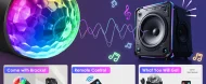 Home Car Party Disco Light - RGB Sound Activated Rotating DJ Stage Lamp - Image 16