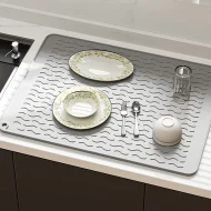 Foldable Silicone Drip Tray - Heat Resistant, Non-Slip for Kitchen Counter/Sink - Image 6
