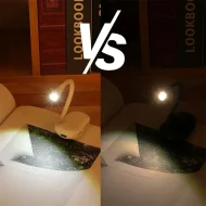 Eye Protection Book Light - 3 Color 360° Flip Adjustable Rechargeable Clip Lamp - Image 17