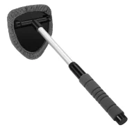Telescopic Car Window Cleaner Brush Set - Microfiber & Scraping Mist Eliminator - Image 10