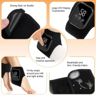 Foot & Ankle Heat Massager - Vibration Timer USB Touchscreen Breathable - Image 14