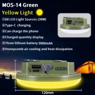 Portable Camping Tent Lamp - MOSLIGHTING 9900mAh Rechargeable LED with Magnet - Image 9