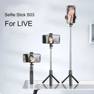 Foldable Selfie Stick Tripod - Bluetooth Fill Light & Shutter for iPhone/Android - Image 28