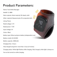 Foot & Ankle Heat Massager - Vibration Timer USB Touchscreen Breathable - Image 27