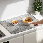Foldable Silicone Drip Tray – Heat Resistant, Non-Slip for Kitchen Counter/Sink