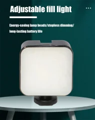 Phone Vlogging Kit: Tripod + Mic + LED Fill Light for Live Stream/YouTube - Image 9