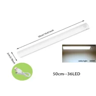 Motion Sensor Light Under Cabinet Kitchen Lights Rechargeable Nightlight, Auto On/Off Dimming Wardrobe Lamp for Stairs - Image 13