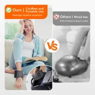 Foot & Ankle Heat Massager - Vibration Timer USB Touchscreen Breathable - Image 13