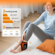 Foot & Ankle Heat Massager - Vibration Timer USB Touchscreen Breathable - Image 12