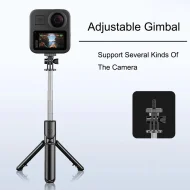 Foldable Selfie Stick Tripod - Bluetooth Fill Light & Shutter for iPhone/Android - Image 29