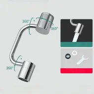 Swivel Faucet Extender Adapter - Universal Tool-Free for Bathroom & Pull-Down Faucet - Image 15