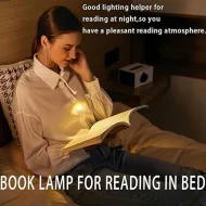 Eye Protection Book Light - 3 Color 360° Flip Adjustable Rechargeable Clip Lamp - Image 23