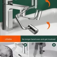 Swivel Faucet Extender Adapter - Universal Tool-Free for Bathroom & Pull-Down Faucet - Image 14