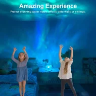 Ocean Wave Aurora Night Light - RGB 16 Colors Remote Rechargeable Home Decor - Image 12