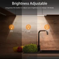 Motion Sensor Light Under Cabinet Kitchen Lights Rechargeable Nightlight, Auto On/Off Dimming Wardrobe Lamp for Stairs - Image 17