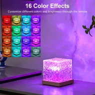Ocean Wave Aurora Night Light - RGB 16 Colors Remote Rechargeable Home Decor - Image 10