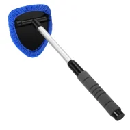 Telescopic Car Window Cleaner Brush Set - Microfiber & Scraping Mist Eliminator - Image 7