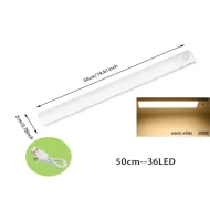 Motion Sensor Light Under Cabinet Kitchen Lights Rechargeable Nightlight, Auto On/Off Dimming Wardrobe Lamp for Stairs - Image 10