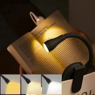 Eye Protection Book Light - 3 Color 360° Flip Adjustable Rechargeable Clip Lamp - Image 7