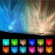 Ocean Wave Aurora Night Light - RGB 16 Colors Remote Rechargeable Home Decor - Image 13