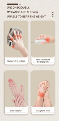 Hand Massager Vibration Glove - Airbag Compression for Finger Wrist & Palm - Image 9
