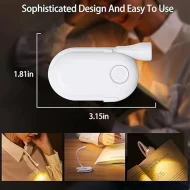 Eye Protection Book Light - 3 Color 360° Flip Adjustable Rechargeable Clip Lamp - Image 22
