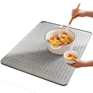 Foldable Silicone Drip Tray - Heat Resistant, Non-Slip for Kitchen Counter/Sink - Image 19