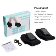 Foot & Ankle Heat Massager - Vibration Timer USB Touchscreen Breathable - Image 24