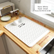 Foldable Silicone Drip Tray - Heat Resistant, Non-Slip for Kitchen Counter/Sink - Image 8