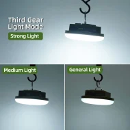 Portable Camping Tent Lamp - MOSLIGHTING 9900mAh Rechargeable LED with Magnet - Image 2
