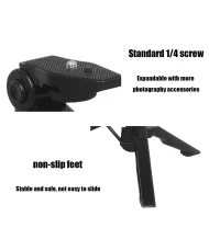 Phone Vlogging Kit: Tripod + Mic + LED Fill Light for Live Stream/YouTube - Image 12