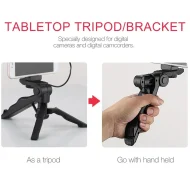 Phone Vlogging Kit: Tripod + Mic + LED Fill Light for Live Stream/YouTube - Image 10