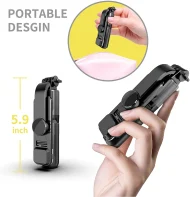Foldable Selfie Stick Tripod - Bluetooth Fill Light & Shutter for iPhone/Android - Image 14