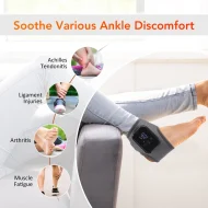 Foot & Ankle Heat Massager - Vibration Timer USB Touchscreen Breathable - Image 5