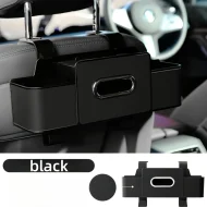 Car Seat Back Organizer - Adjustable Hook, Dual Compartments & Towel Holder - Image 5