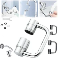 Swivel Faucet Extender Adapter - Universal Tool-Free for Bathroom & Pull-Down Faucet - Image 4